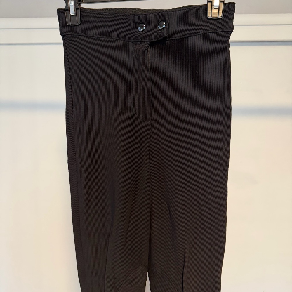 American Apparel Black High-Waisted Riding Pants